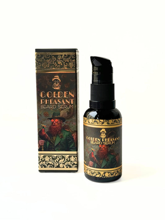 Golden Pheasant – Luksuriøst Skjeggserum for Menn med Stil