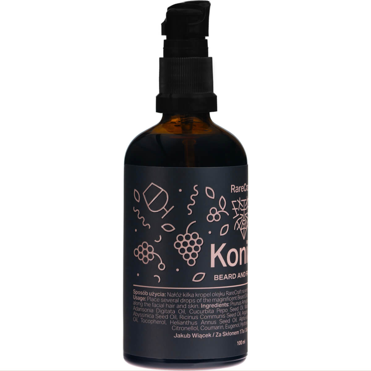 RareCraft Koniak, Beard Oil 100ml