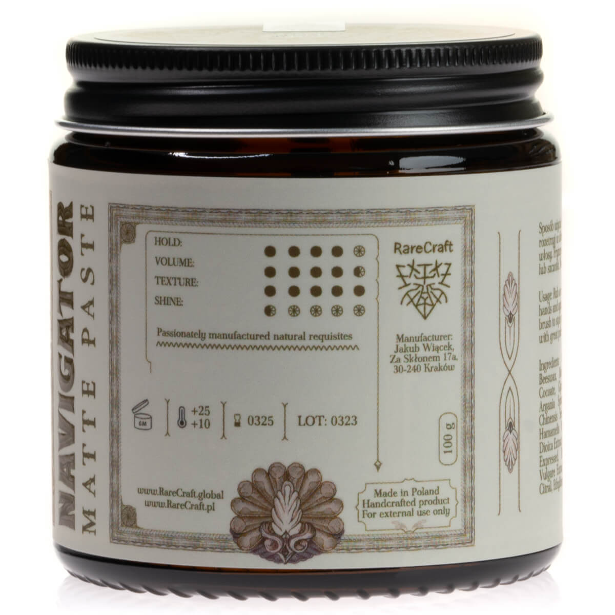 RareCraft Navigator, Matte Paste Hårpomade