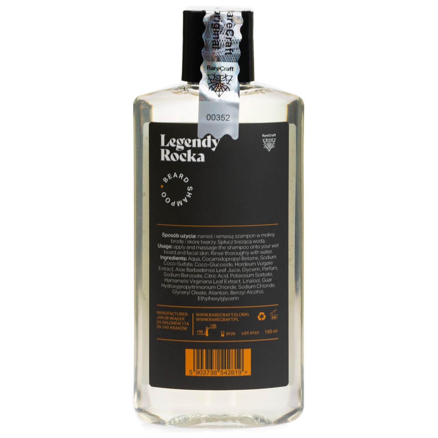 RareCraft Legendy Rocka Nomada, Beard Shampoo