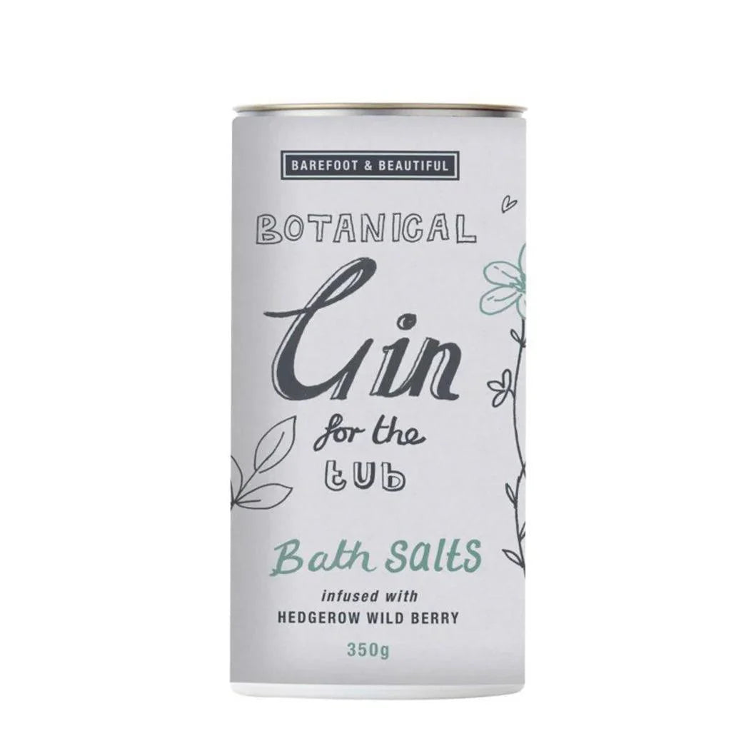Barefoot & Beautiful, Bath Salts "Gin for the Tub"-Wild Berry | Badesalt / Badesåpe | Barefoot & Beautiful | JK SHOP | JK Barber og herre frisør | Lavepriser | Best