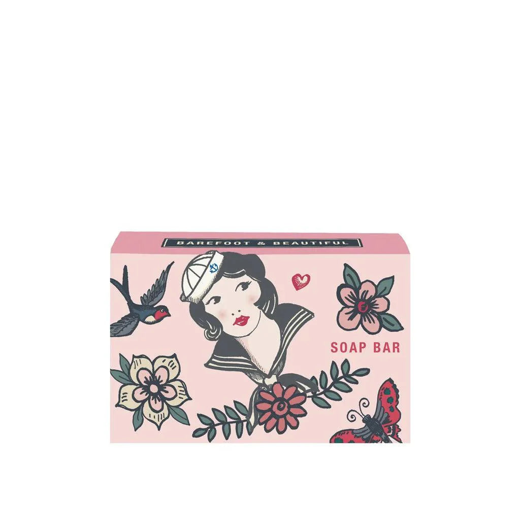 Barefoot & Beautiful, Soap Bar Wild Rose og Juniper & Lime | Håndsåpe | Barefoot & Beautiful | JK SHOP | JK Barber og herre frisør | Lavepriser | Best
