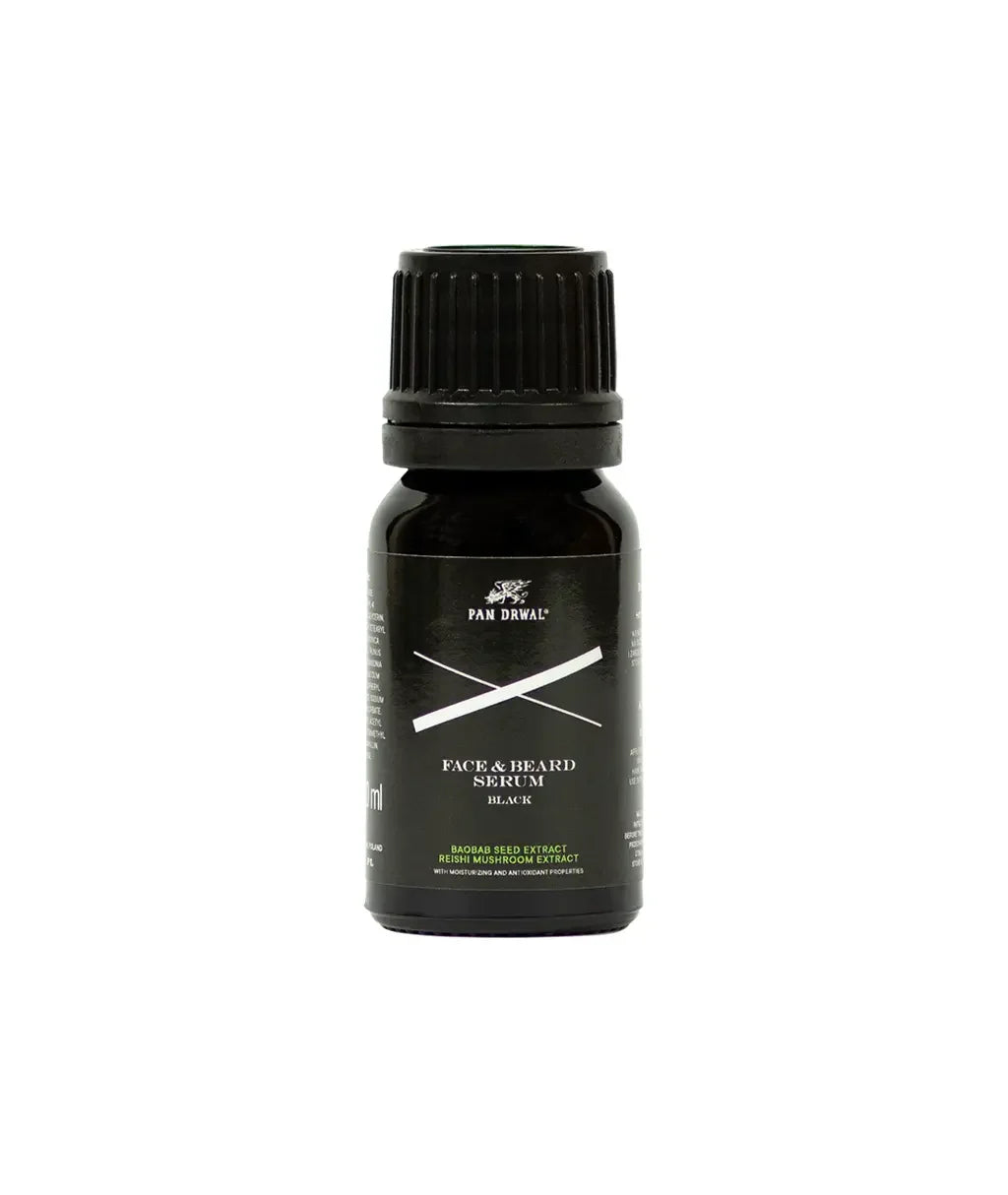 Pan Drwal Black - Face & Beard Serum TRAVEL