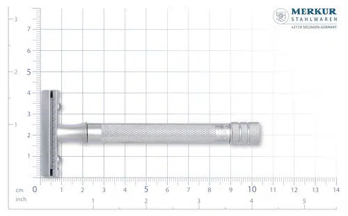 Merkur, Straight Comb- Long Handle-Matt Chrome (22C)