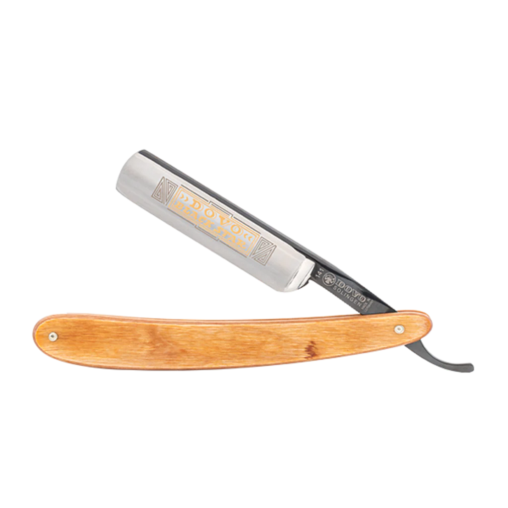 DOVO Straight Razor 5/8"- Pakkawood, Blackstar