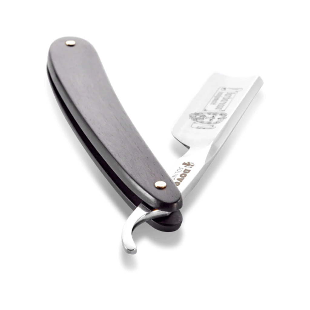 DOVO Straigh Razor 5/8"- EbonyWood Black, Brabarossa
