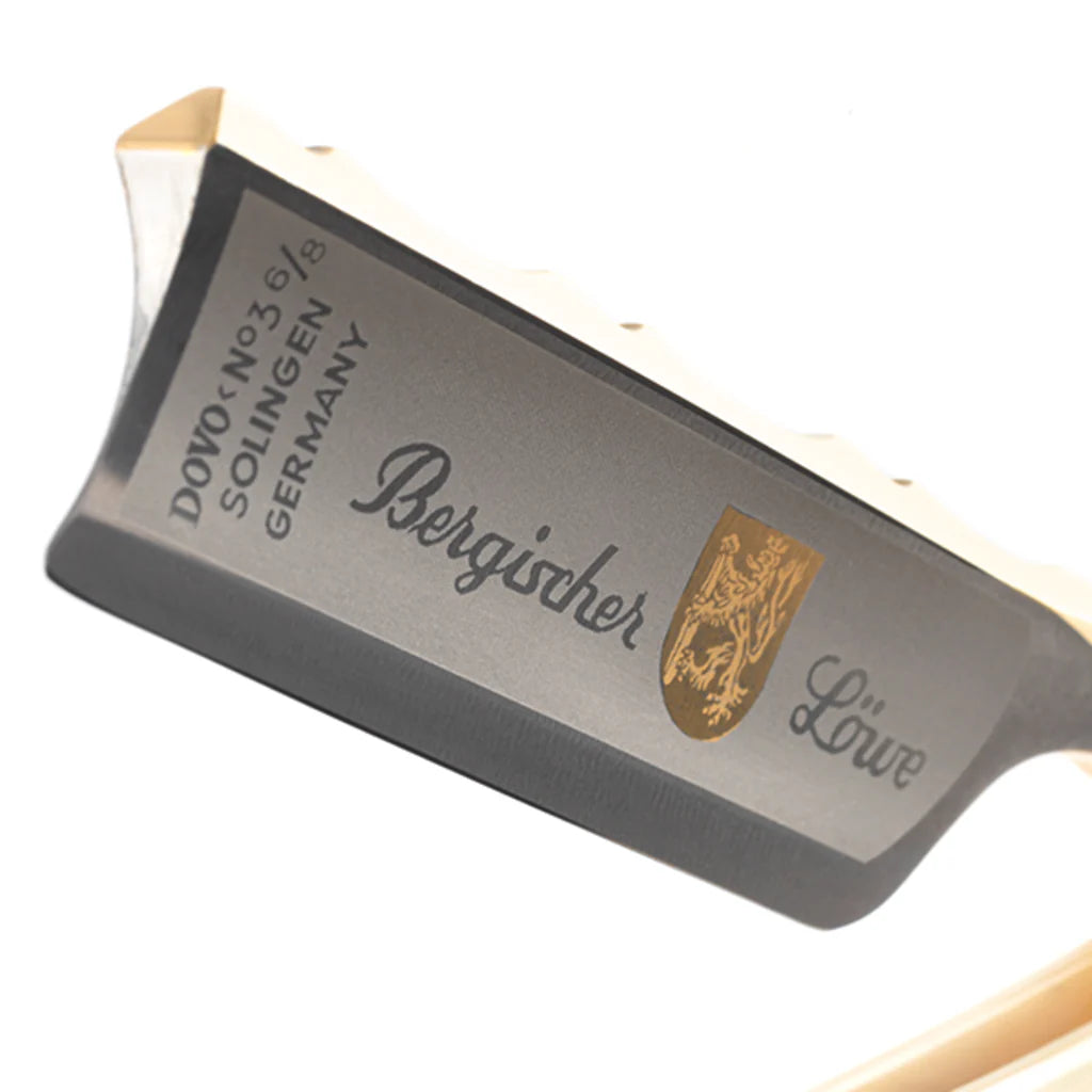 DOVO Straight Razor 6/8"- African Cowhorn, Bergischer Löwe