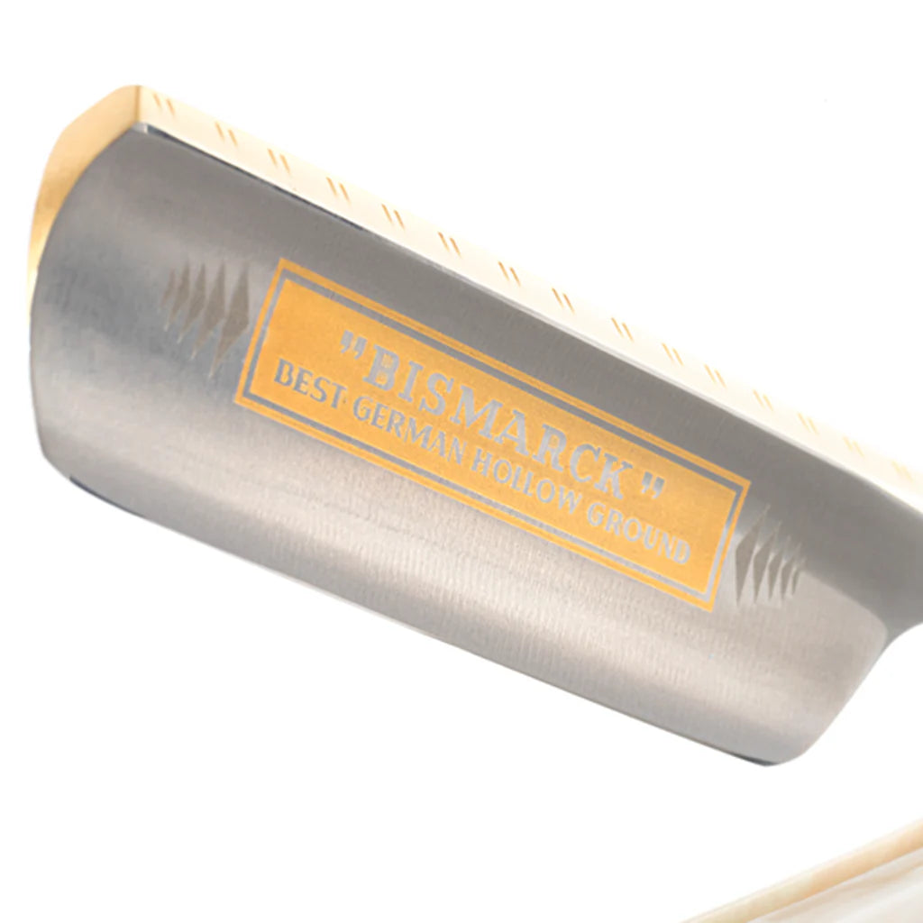 DOVO Straight Razor 6/8"- Pearl White, Bismarck