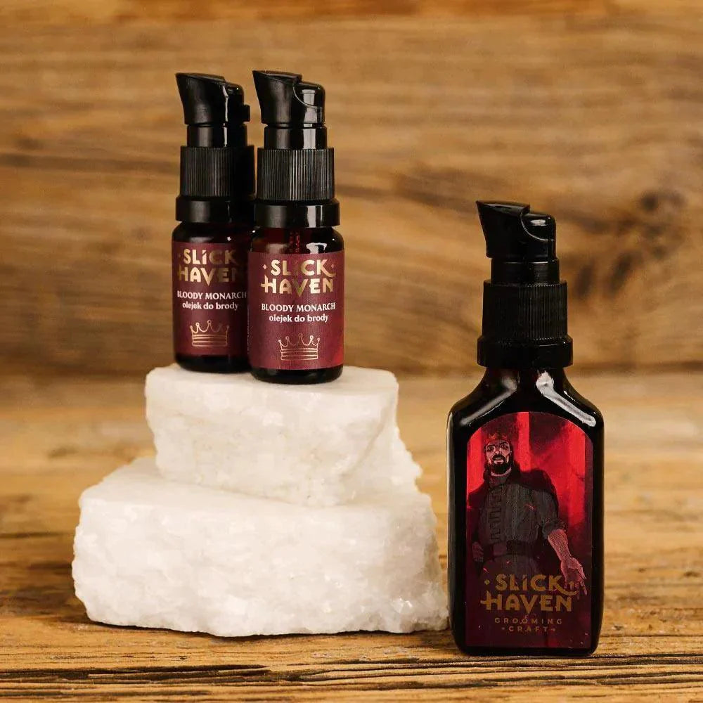 Slickhaven Beard Oil Bloody Monarch | Skjeggolje | Slickhaven | JK SHOP | JK Barber og herre frisør | Lavepriser | Best