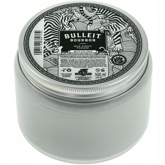 Bulleit Bourbon, Milk Punched Pomade BARBERSIZE