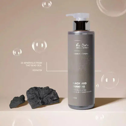 Re-born Black Mud Shampoo-Sjampo-JKSHOP