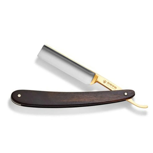 DOVO Straight Razor 5/8"- EbonyWood Black, Apex