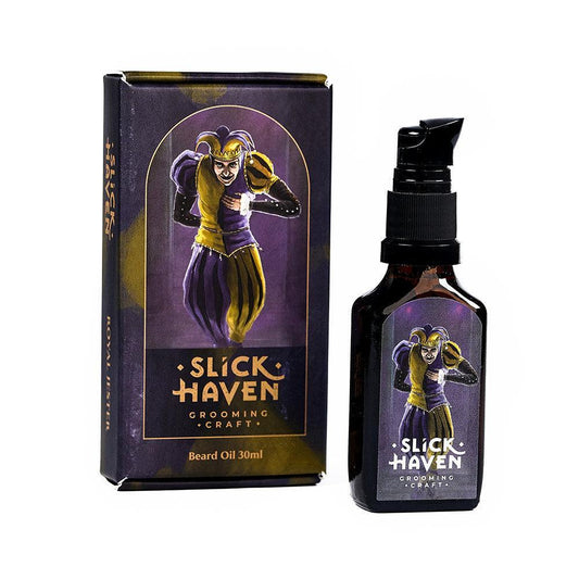 Slickhaven Beard Oil Royal Jester | Skjeggolje | Slickhaven | JK SHOP | JK Barber og herre frisør | Lavepriser | Best